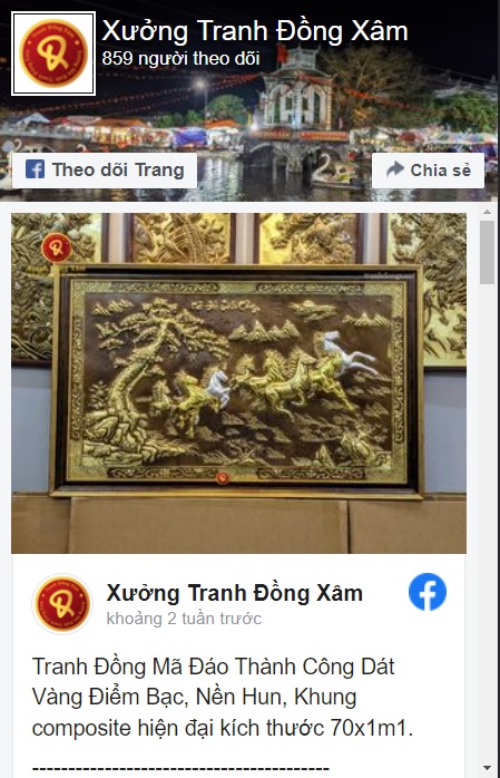 facebook tranh đồng